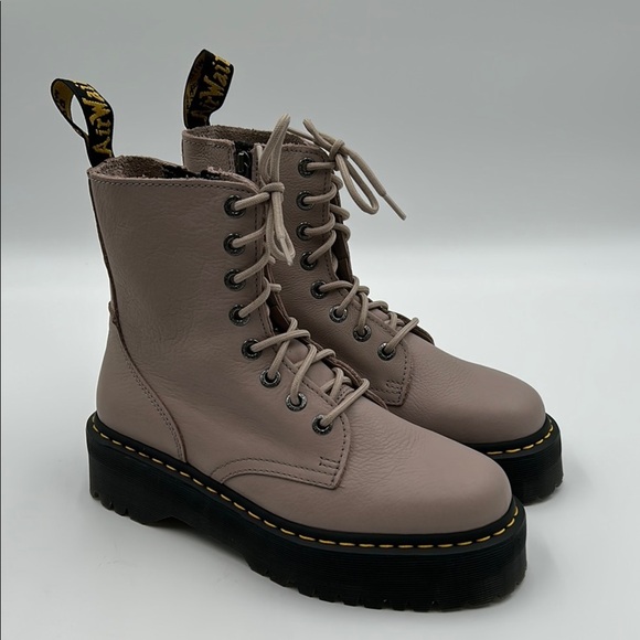 2298- Dr. Martens Combat Boots Women’s Size 9 / Men’s Size 10 Leather No Box - Picture 2 of 12